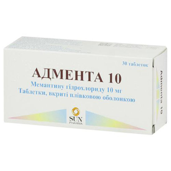 Світлина Адмента 10 таблетки 10 мг №30